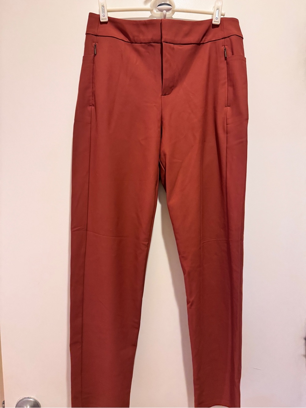 ATHLETA Stellar Skinny Trouser Pants Rust Spice Terracotta Size 8